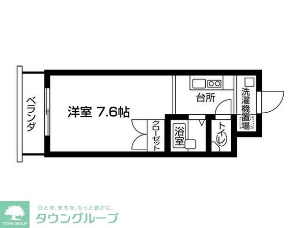 スチューデントハイツ永山の物件間取画像